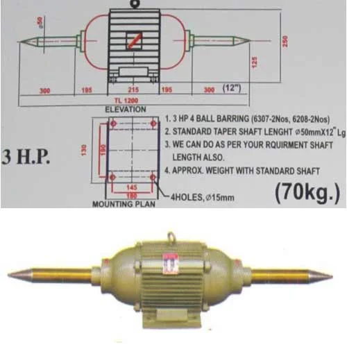 3 H P Polisher Machine