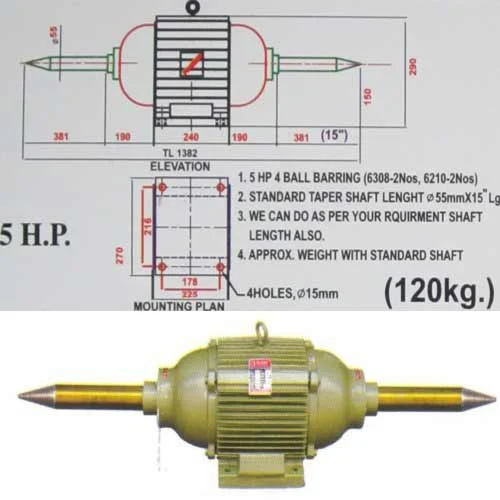 5 H P Polisher Machine