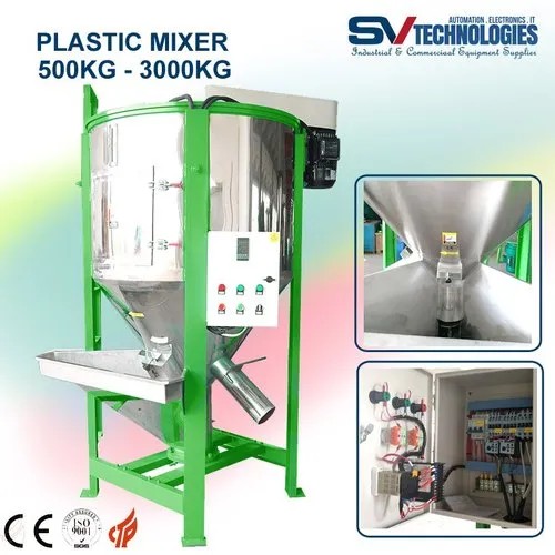 Screw Type Vertical Plastic Granules Mixer