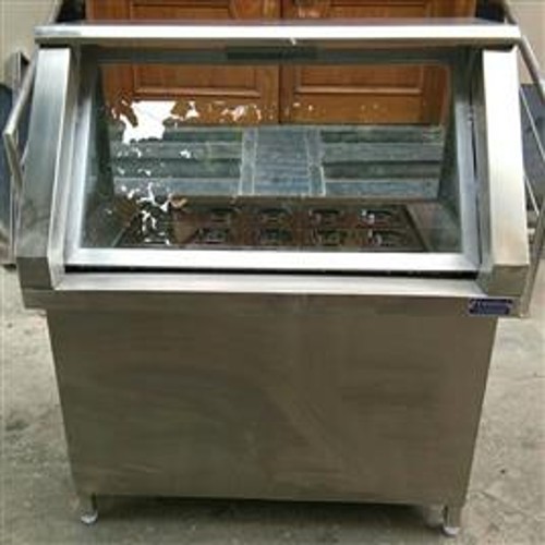 Stainless Steel Salad Display Freezer