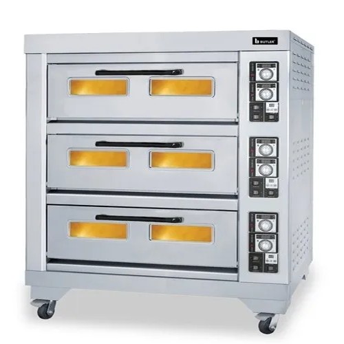 Stainless Steel Three Deck Gas Oven