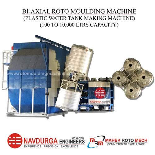 Three Arm Roto Moulding Machine