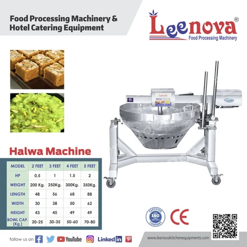 HALWA MAKING MACHINE SS BODY