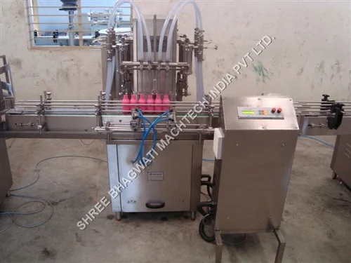 4 Head Volumetric Hair Oil Filling Machine