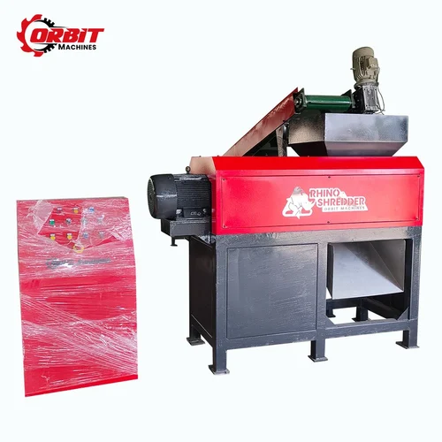 Double Shaft Organic Waste Shredder Machine