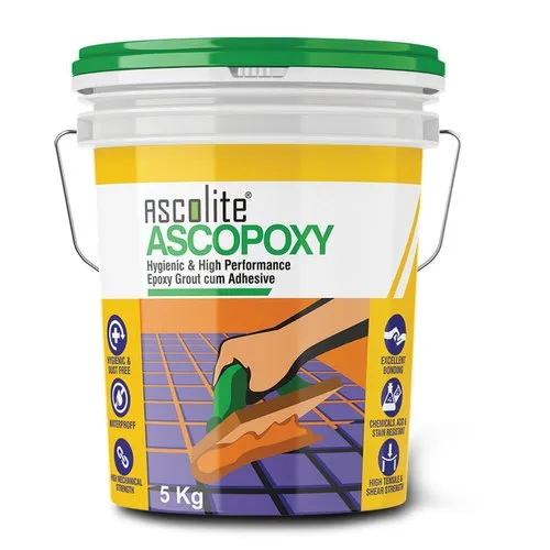 Ascolite Ascopoxy 2 Part Epoxy Grout Cum Adhesive, 5 Kg, Bucket