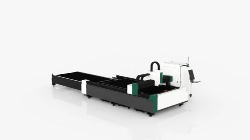 Open Body Fiber Laser Cutting Machine with exchange table 1 kw