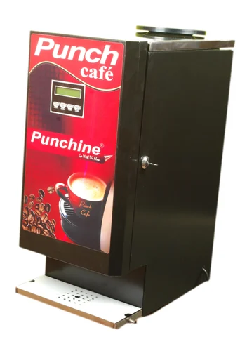 Punchline Three Lane Coffee Vending Machine With Smart Card / Coin Mechanism