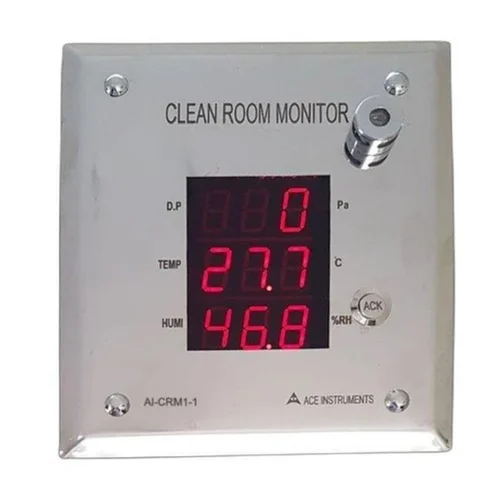 Clean Room Temperature Humidity Differential Pressure Monitor