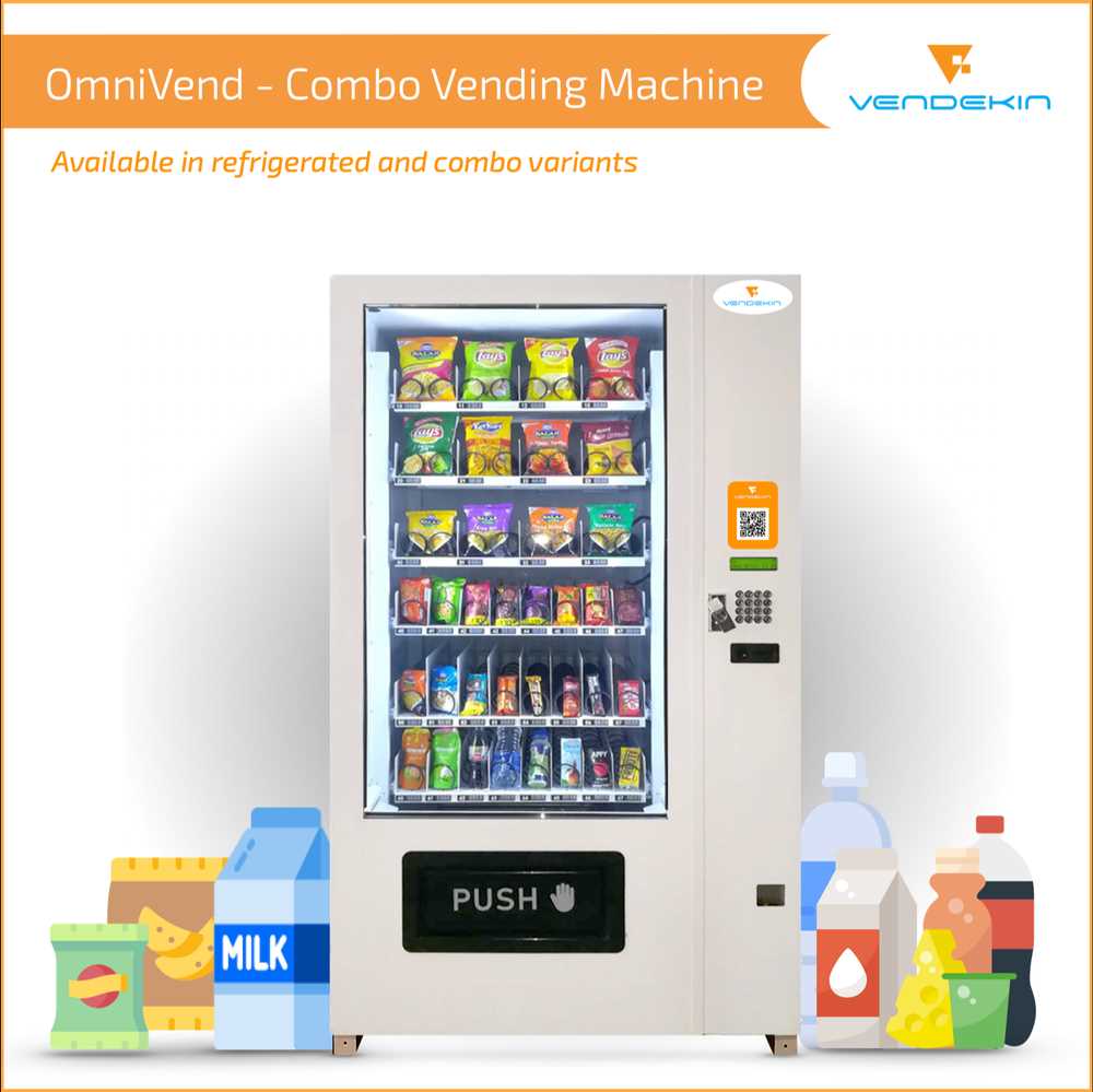 Snacks Vendekin Refrigerated Vending Machine