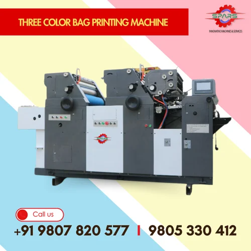 Three Color Bag Printing Machine