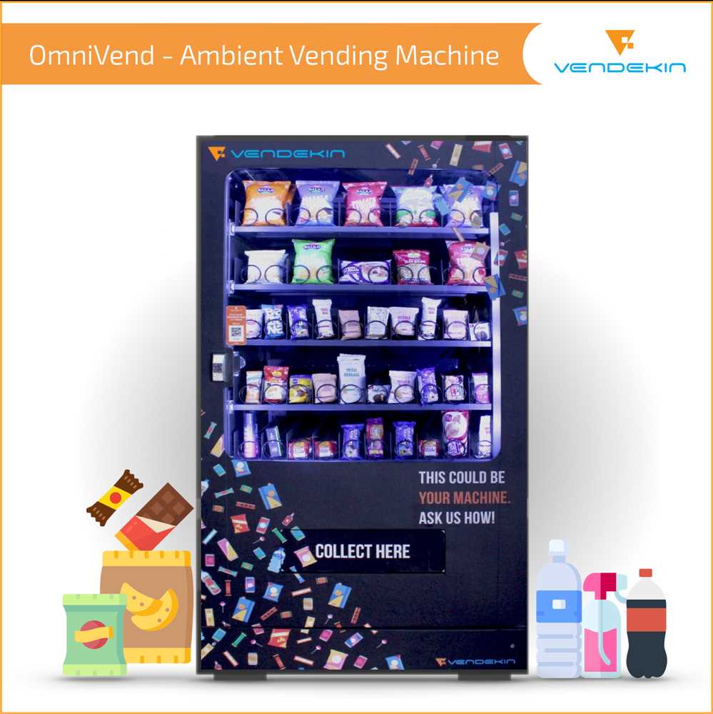 Automatic Vendekin Smart Cashless Snacks Vending Machine