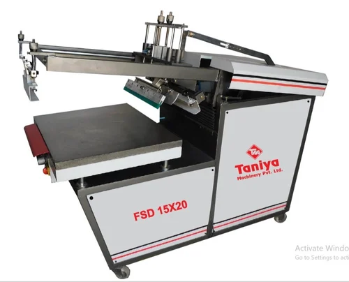 Clam Shell Flat Screen Printing Machine