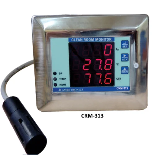 Clean Room Temperature- RH- Differential Pressure