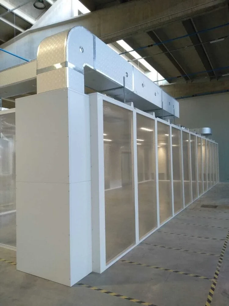 Aero Stainless Steel Prefabricated Clean Room, For Laboratory, Powder Coated