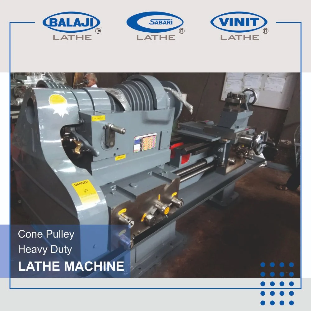 VH-304 Cone Pulley Heavy Duty Lathe Machine