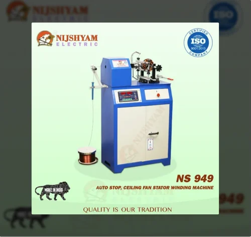 Nijshyam NS 949 Auto Stop Ceiling Fan Stator Winding Machine