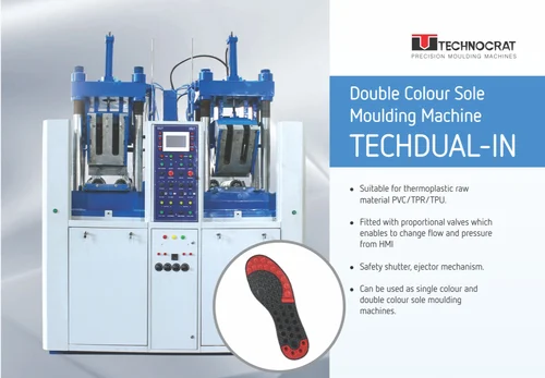 Double Colour Sole Moulding Machine - TECHDUAL 2