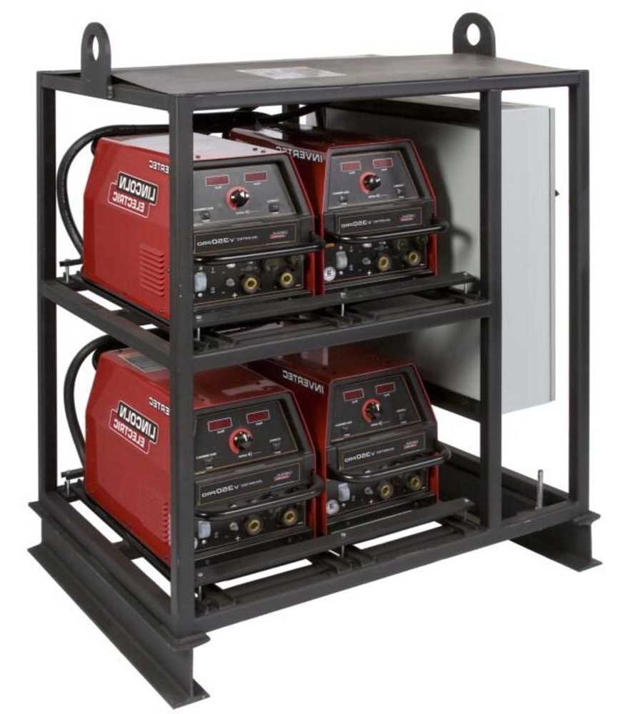 Black MS Welding Machine Rack