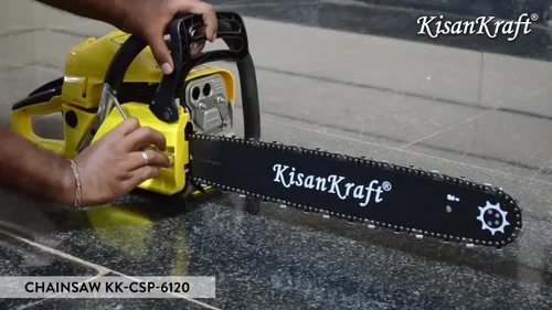 Kisankraft KK-CSP-6120, 20" Petrol Chainsaw 58 CC