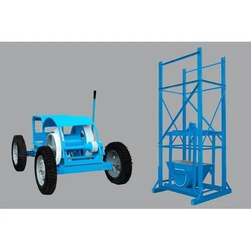 Four Pole Channel Frame Type Tower Hoist