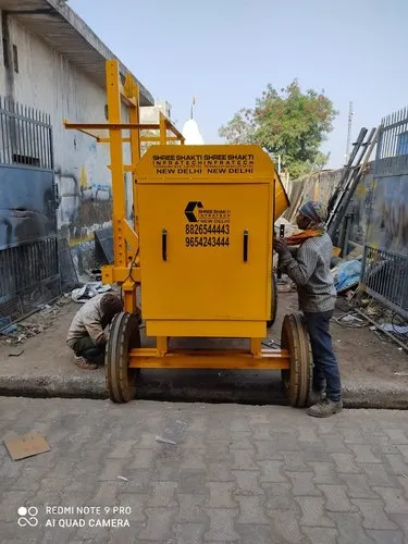 Concrete Mixing Machine With Lift