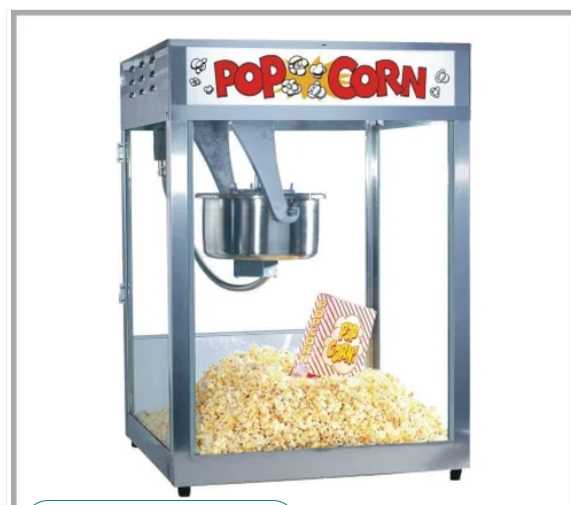 Pop Corn Gas Machine