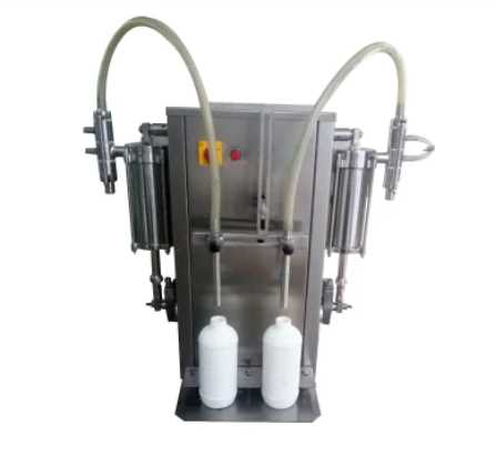 Two Head Semi Automatic Liquid Detergent Filling Machine