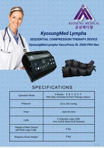 Kyosungmed Lympha Vascupress KL 2000 PRO Neo