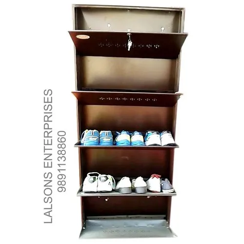 5.6 Feet SS wall mounted shoe rack