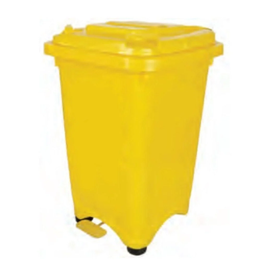 Yellow Plastic Dustbin