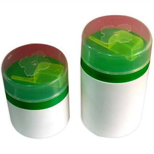 Plastic Containers with Spoons