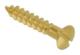 Brass Countersunk Head Screws