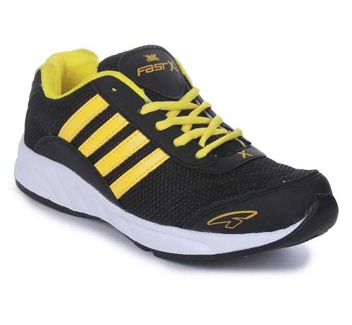  Black & Yellow Sports Shoes