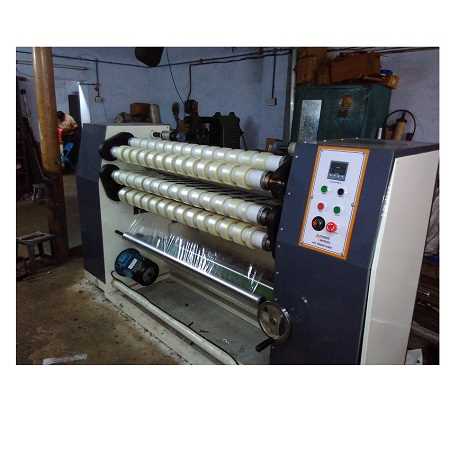 BOPP TAPE SLITTING RE WINDER MACHINE