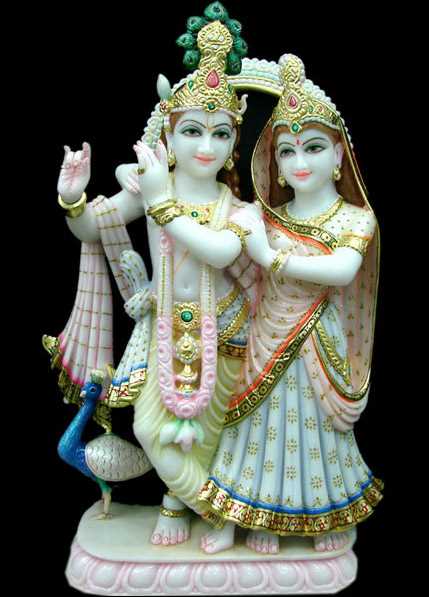 MARBLE RADHA KRISHNA STATUES