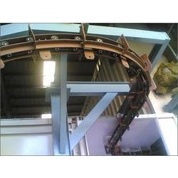 Four Wheel Bi Planar Chain Overhead Conveyor