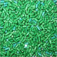 colored plastic granules