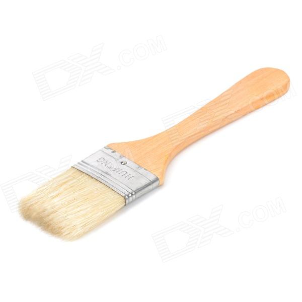 wooden handle paint brushes